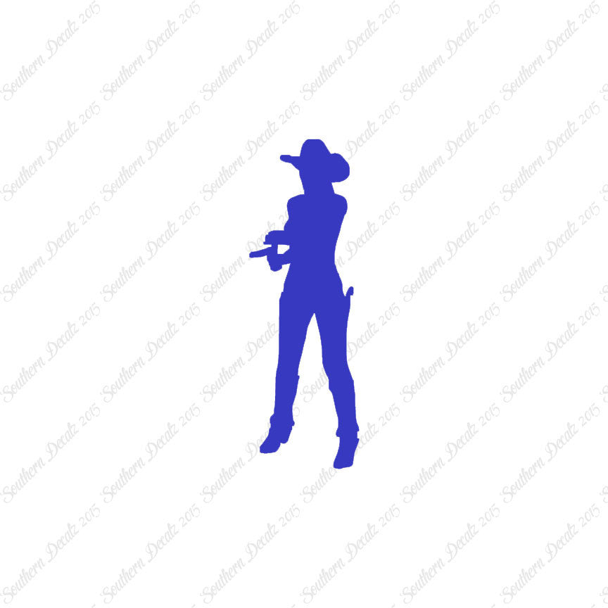 Cowgirl Sheriff Shooting Western