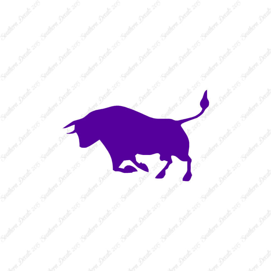 Bull Charging Angry