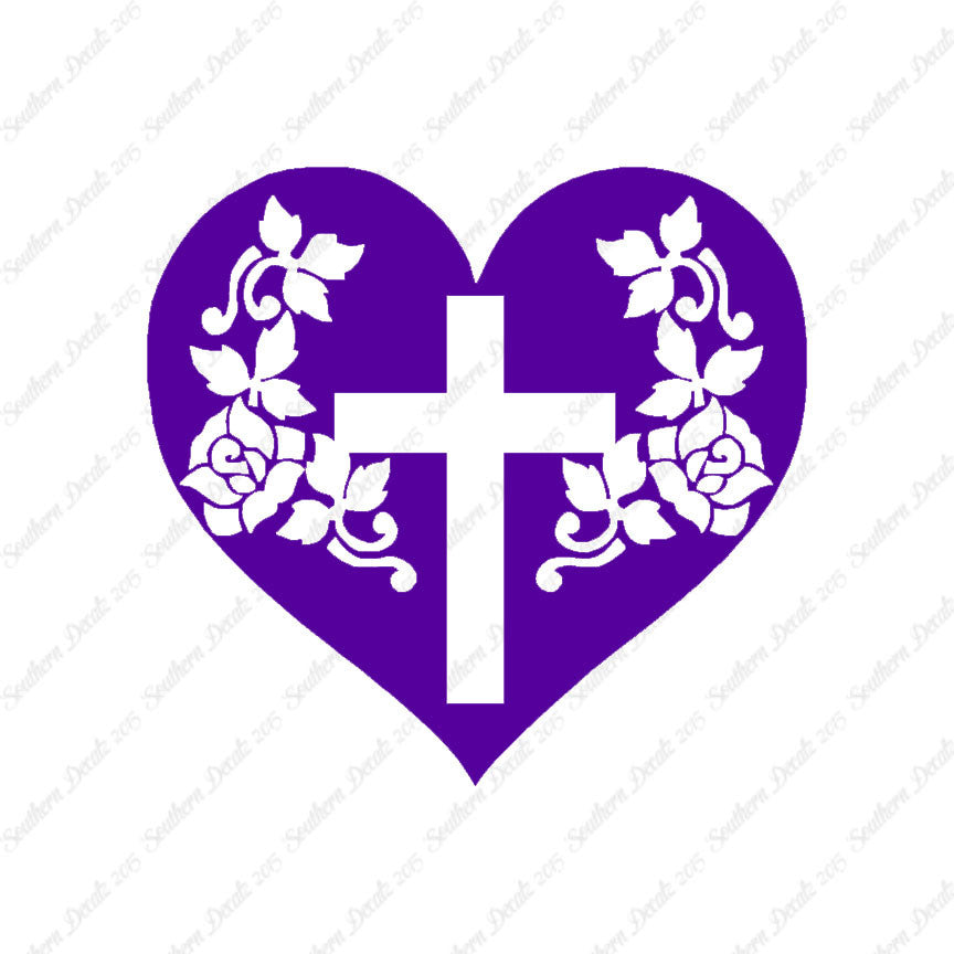 Cross Heart Roses