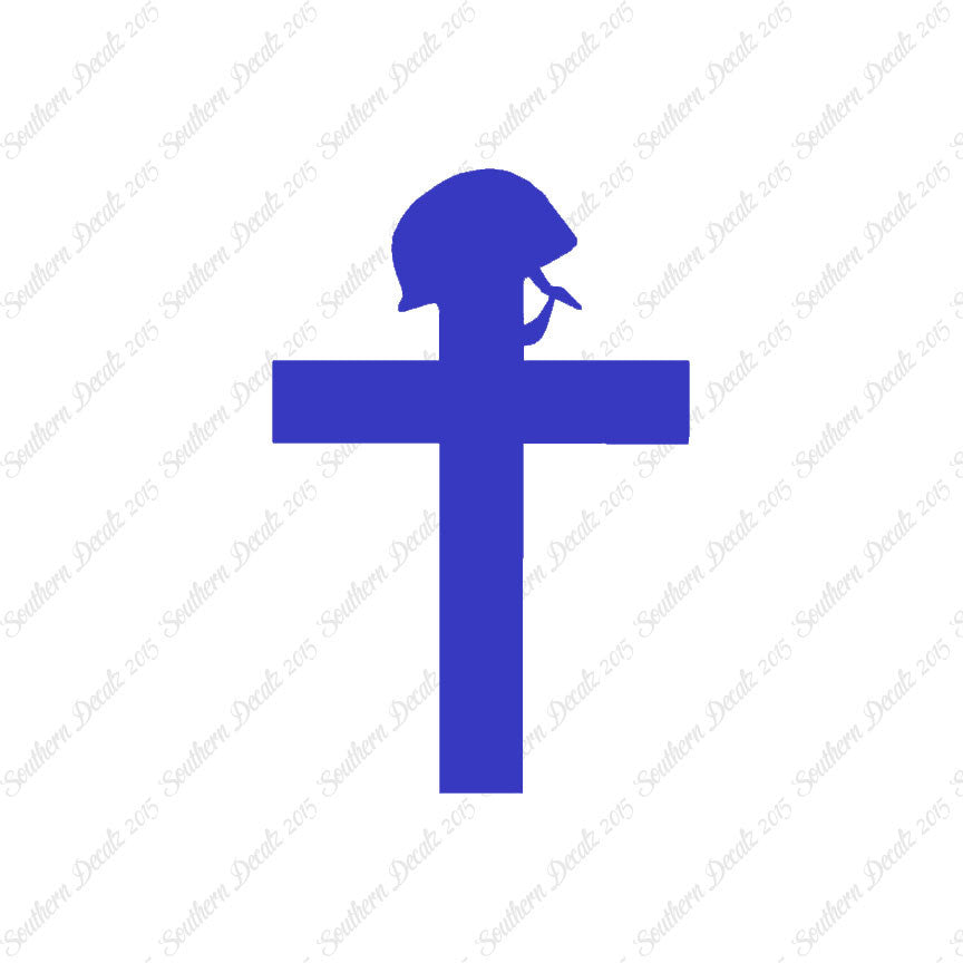 Cross With Helmet War Memorial
