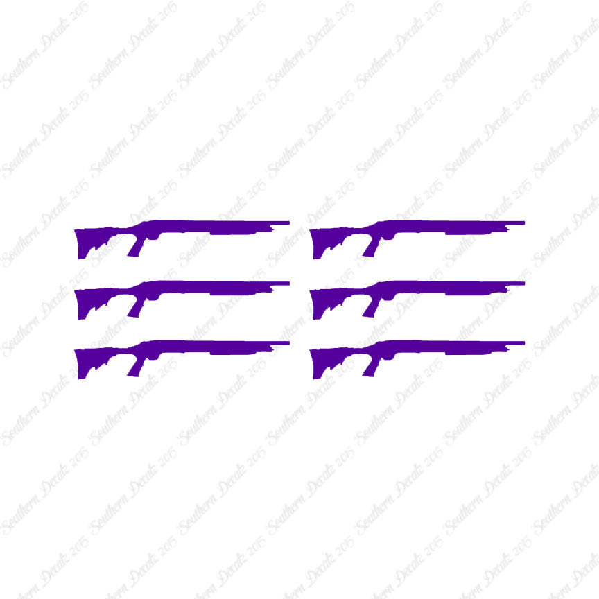 Set Of 6 Rifles