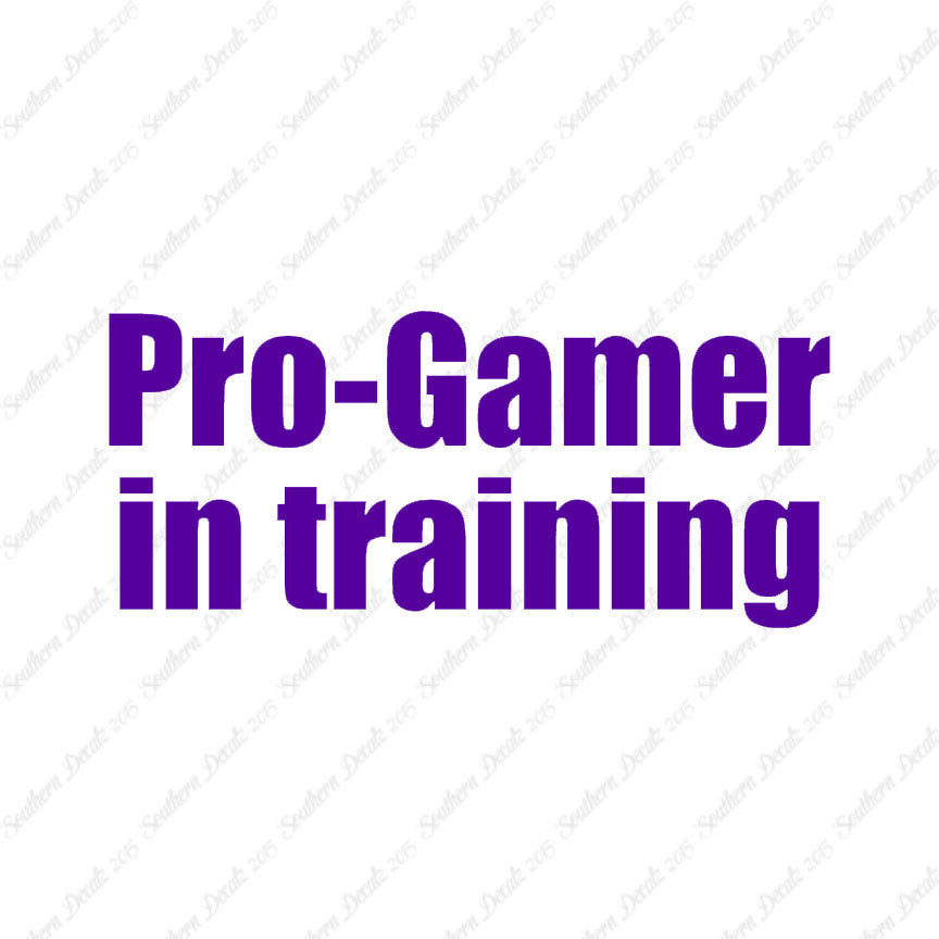 Pro Gamer In Training