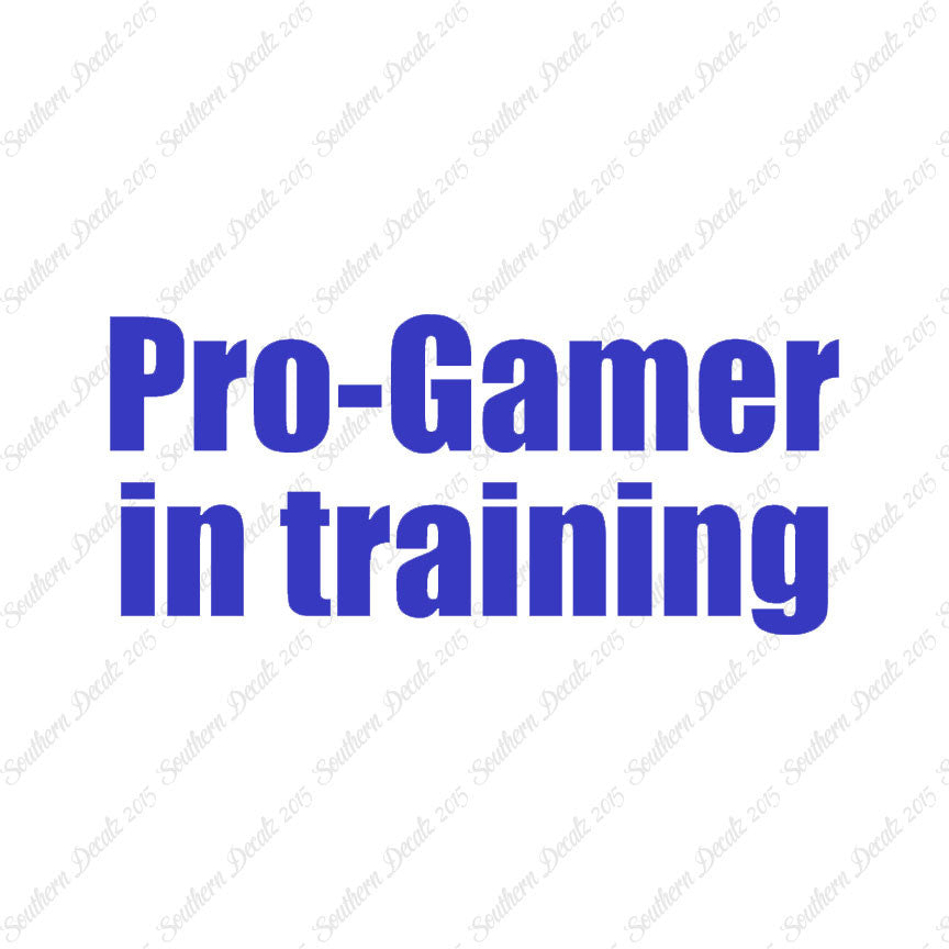 Pro Gamer In Training