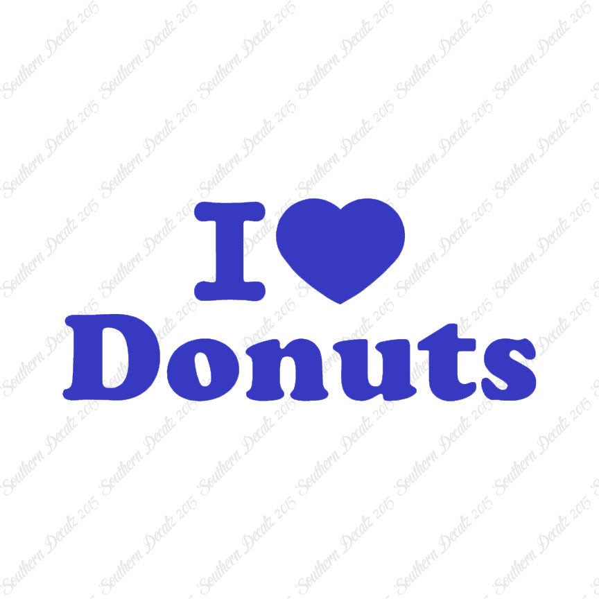I Heart Love Donuts