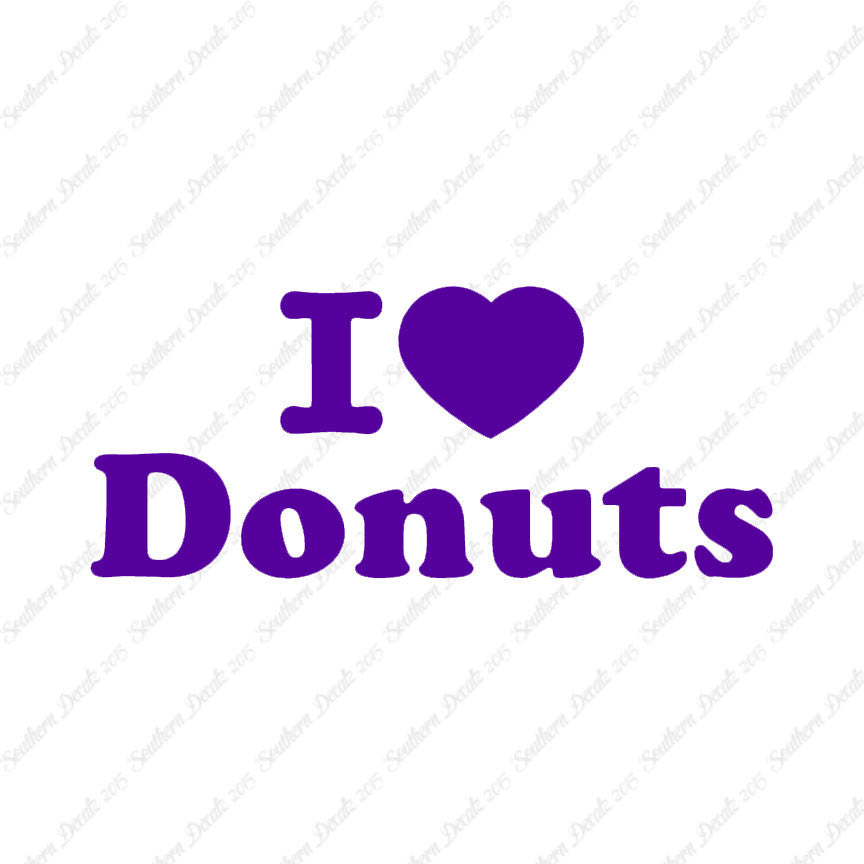 I Heart Love Donuts