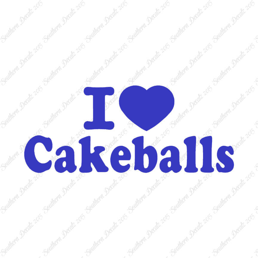 I Love Heart Cakeballs