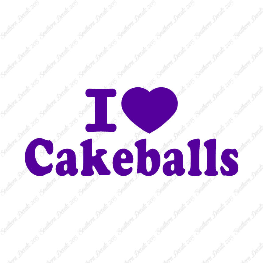I Love Heart Cakeballs