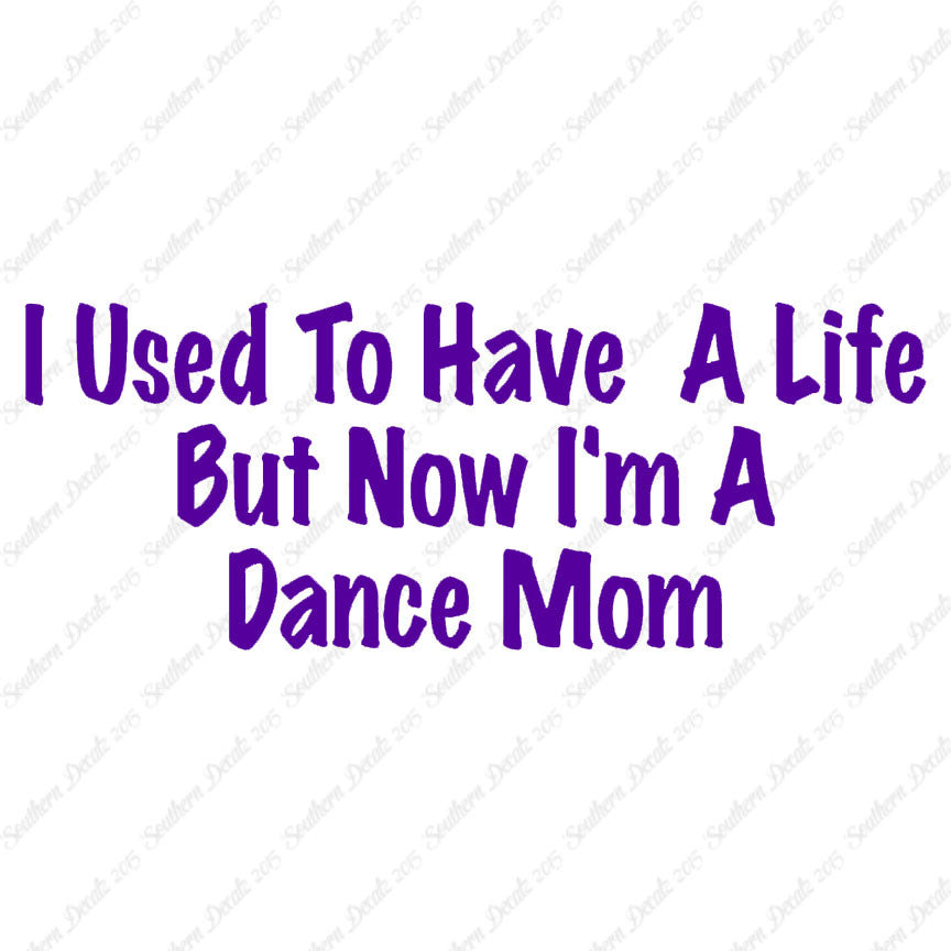 Used To Have A Life Now Dance Mom