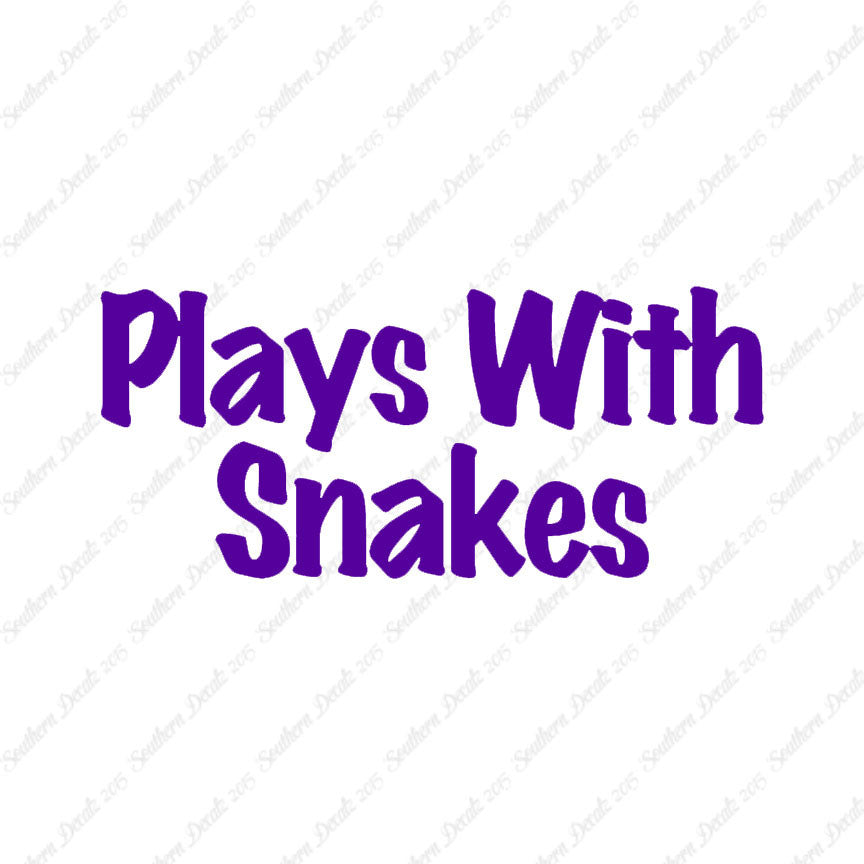 Plays With Snakes