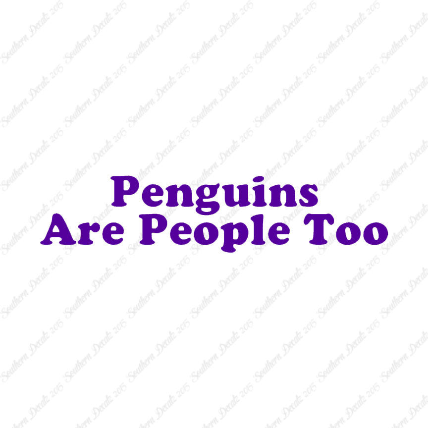 Penguins Are People Too