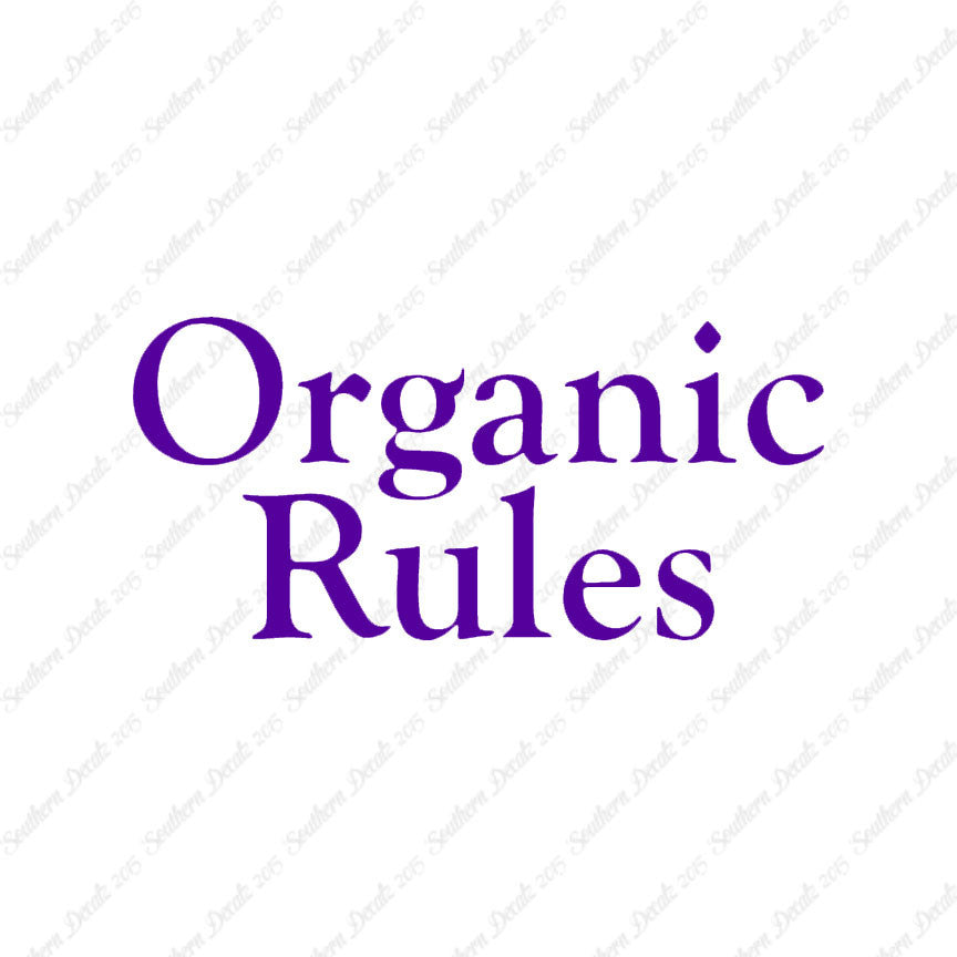 Organic Rules