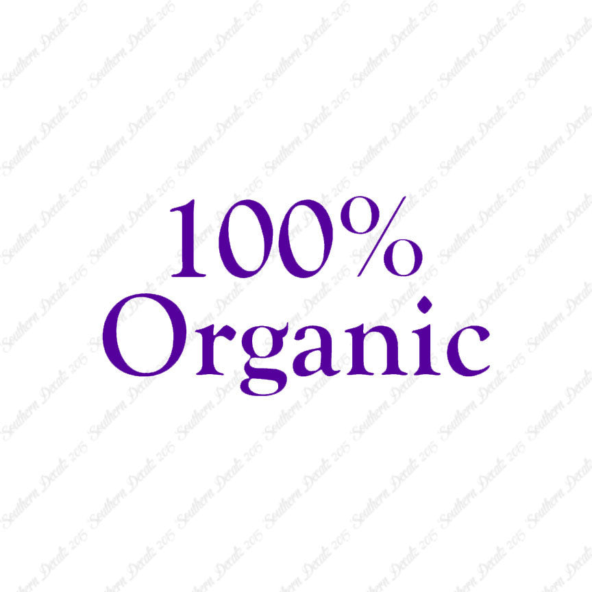 100% Organic