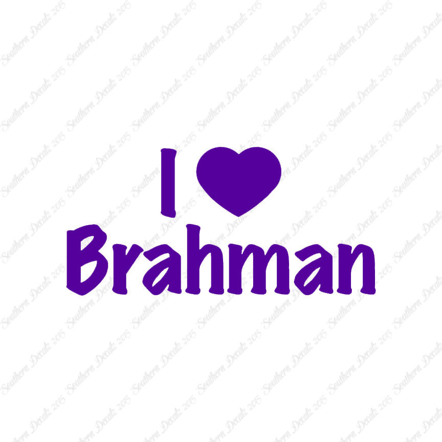 I Heart Brahman Love