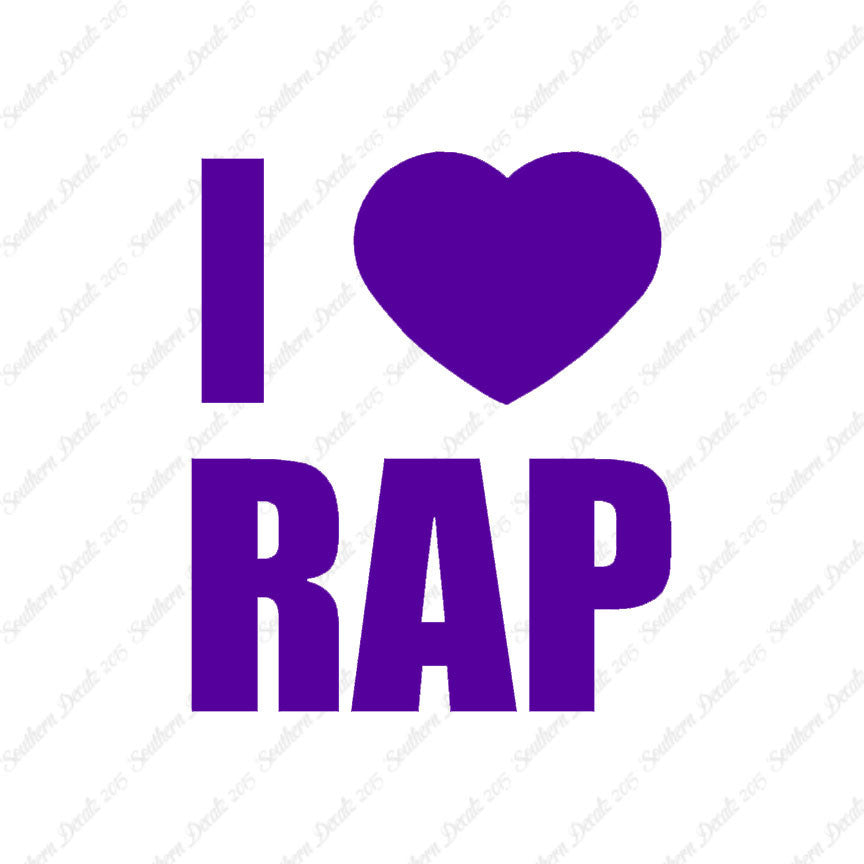 I Love Rap Heart