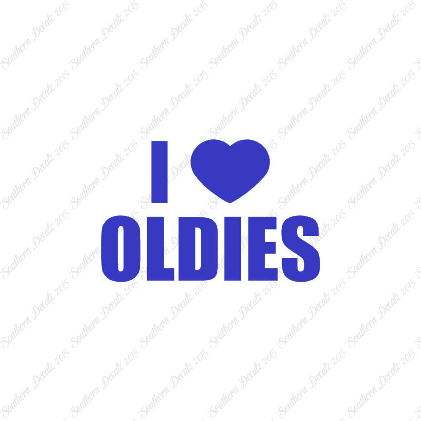 I Love Oldies Heart