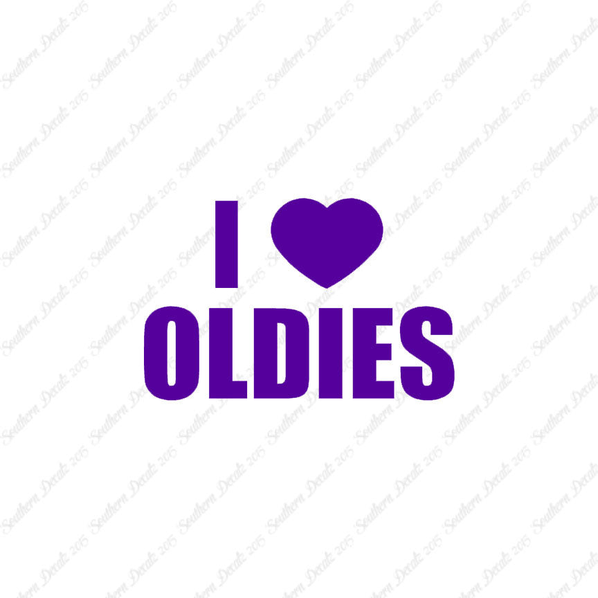 I Love Oldies Heart