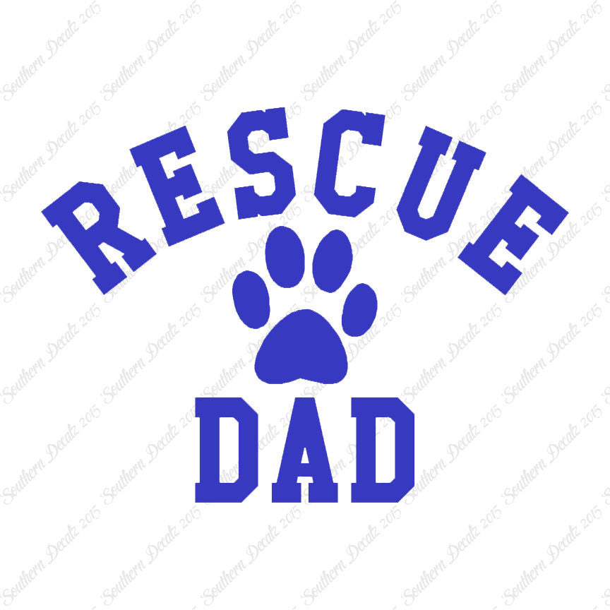 Rescue Dad Paw Print