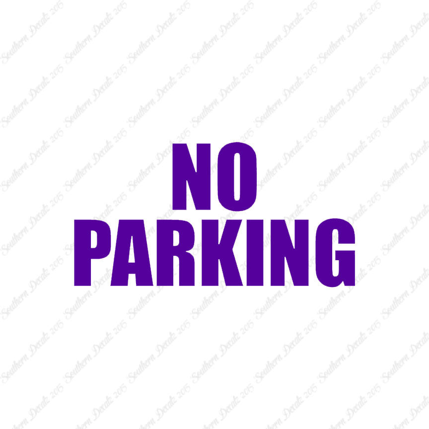 No Parking