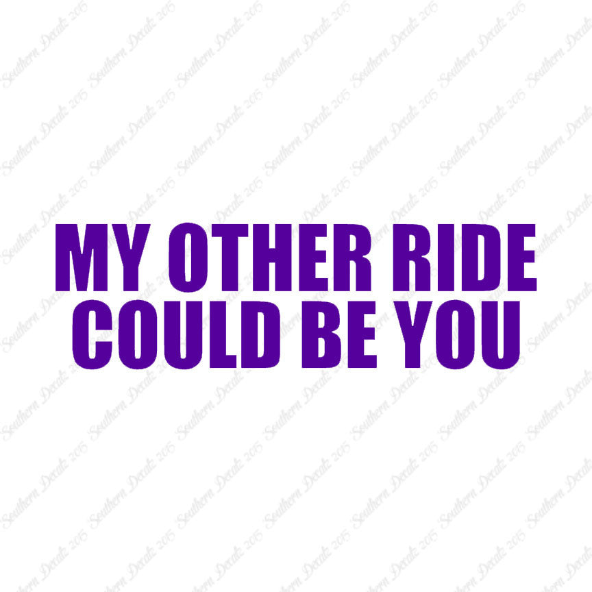 Other Ride Could Be You