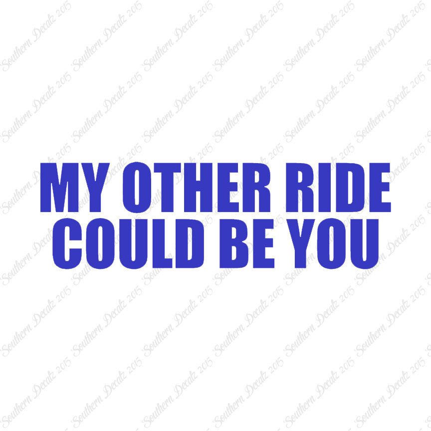 Other Ride Could Be You