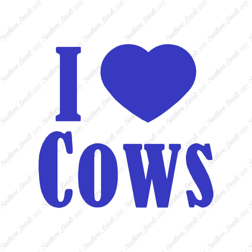 I Heart Love Cows