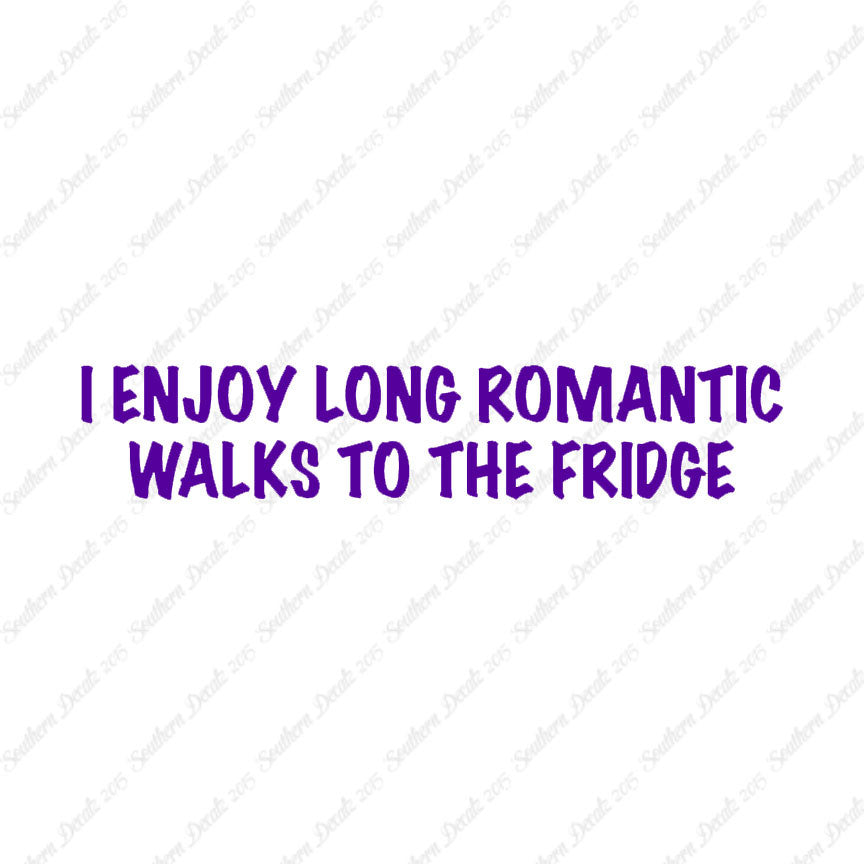 Romantic Walks To The Fridge