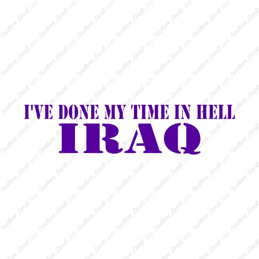 Done Time In Hell Iraq