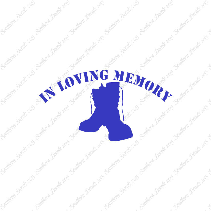In Loving Memory Boots Memorial