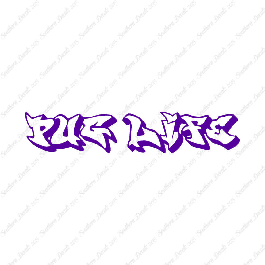 Pug Life Graffiti