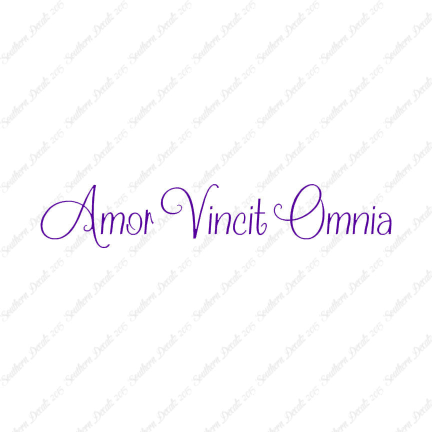 Latin Amor Vincit Omnia