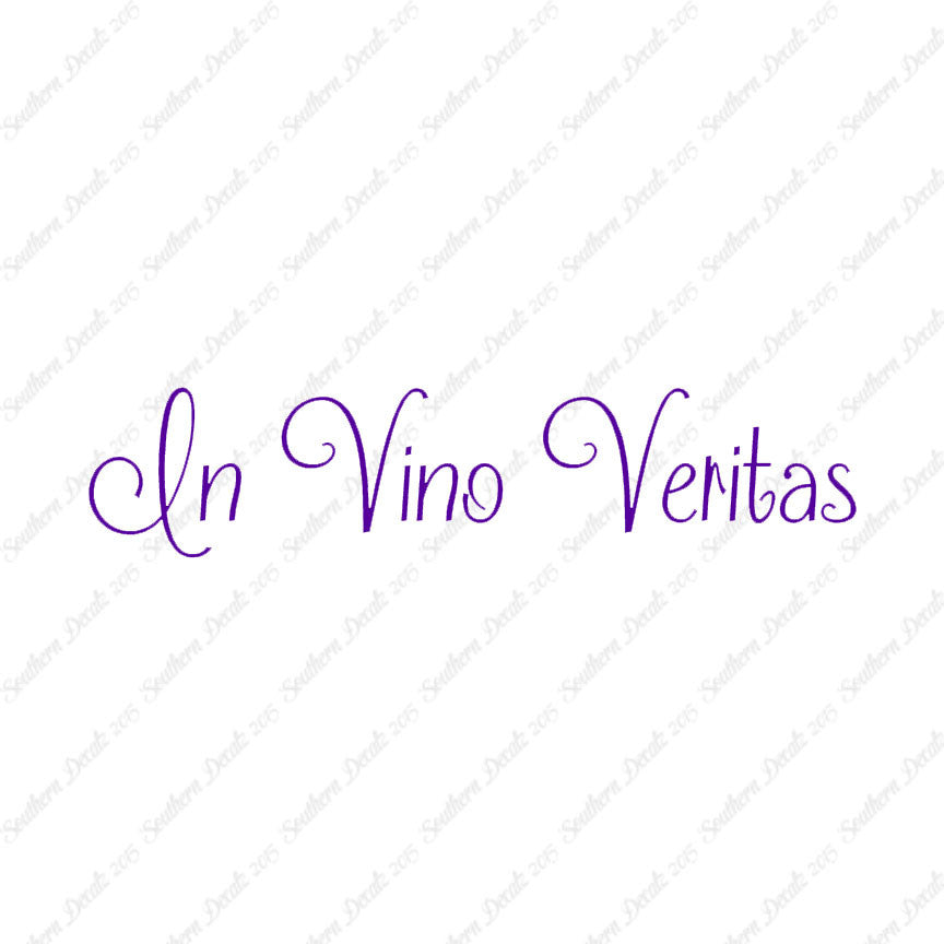 Latin In Vino Veritas