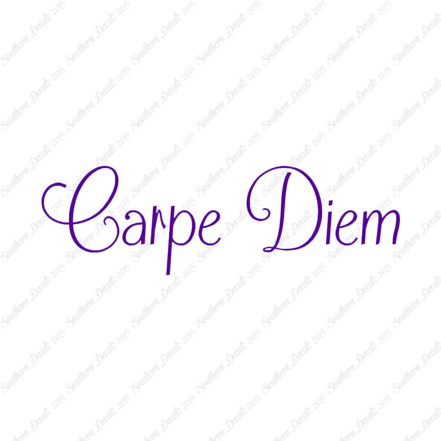 Latin Carpe Diem