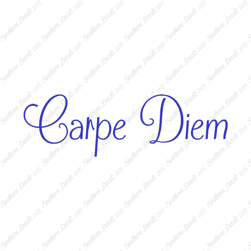 Latin Carpe Diem