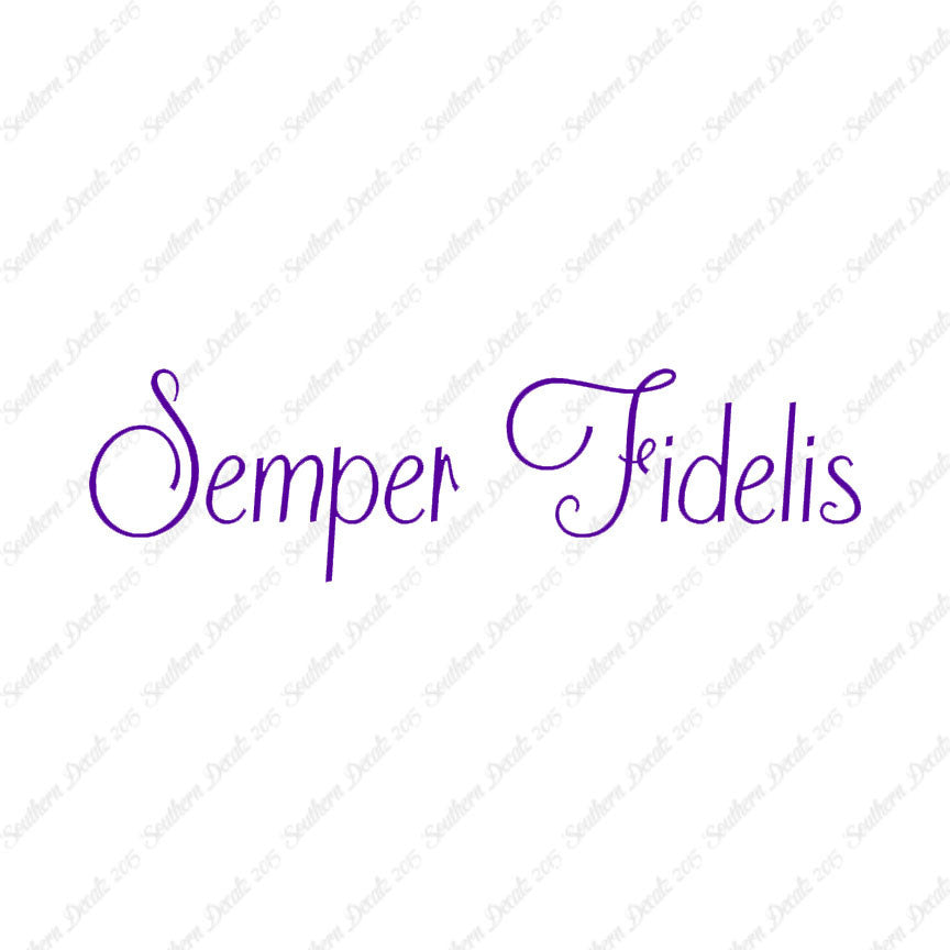 Latin Semper Fidelis