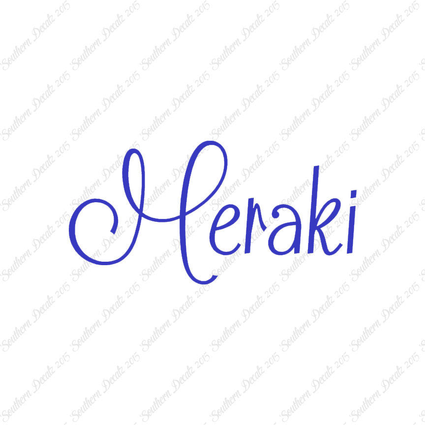 Greek Meraki