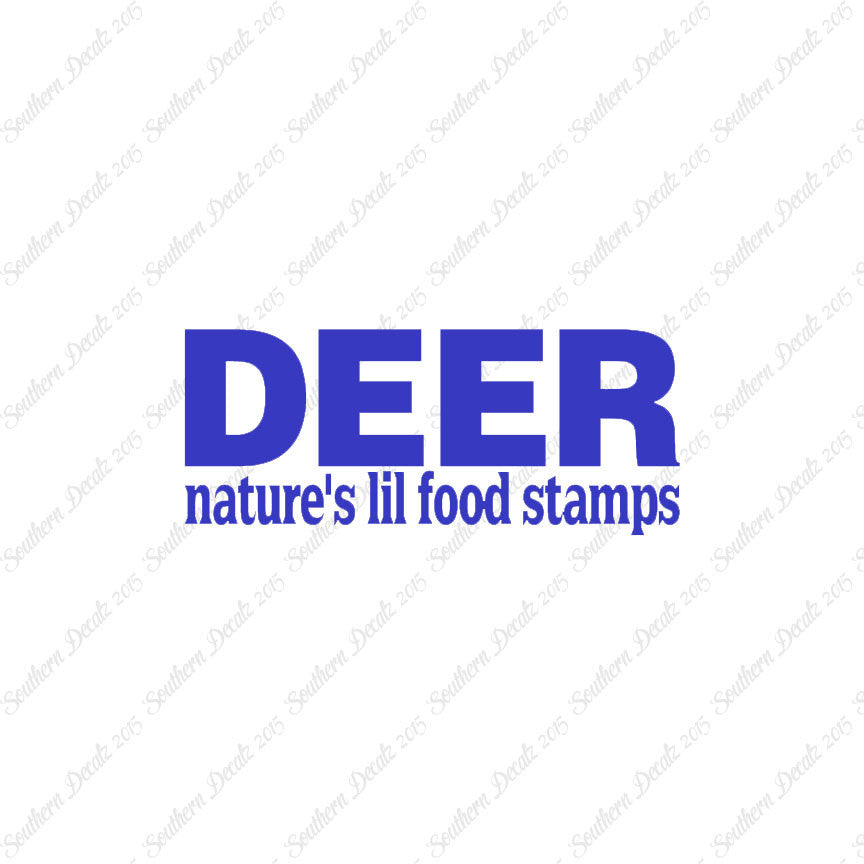 Deer Natures Food Stamps