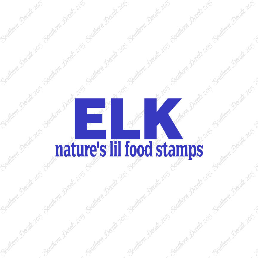 Elk Natures Food Stamps