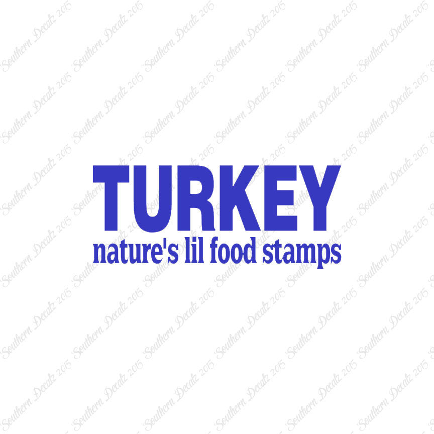 Turkey Natures Food Stamps