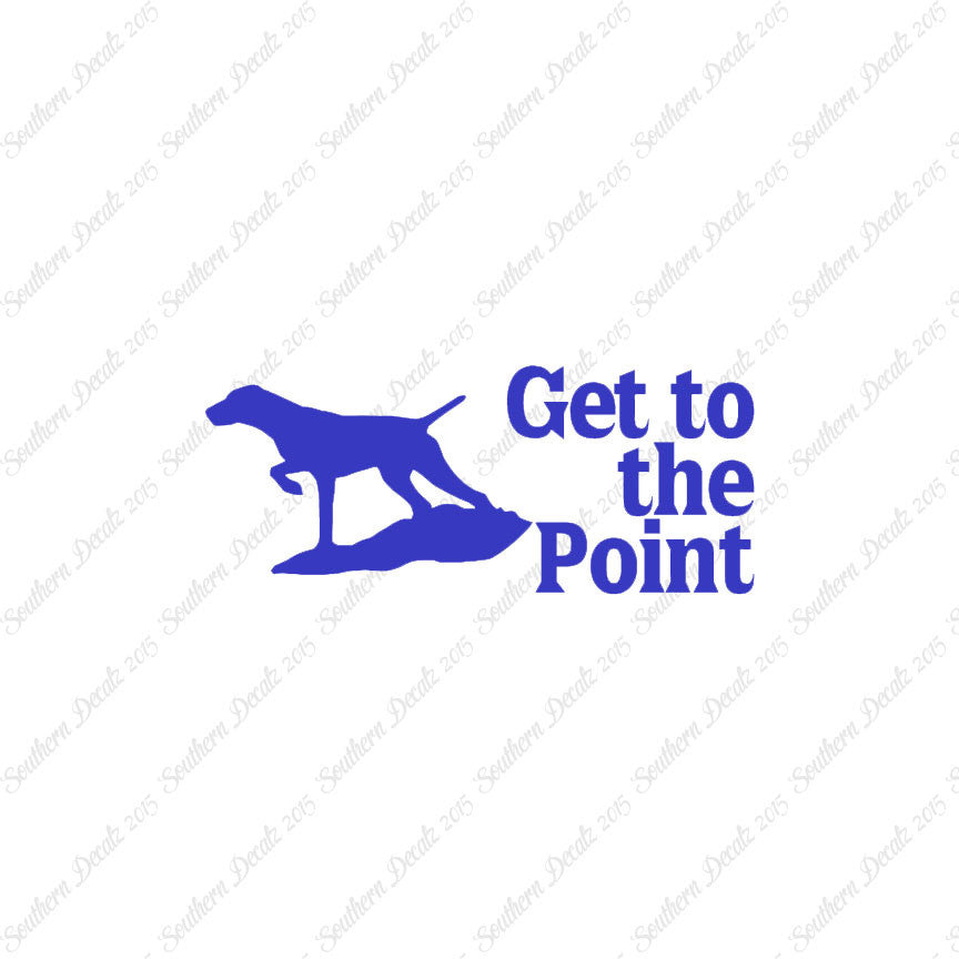 Get To The Point Hunting
