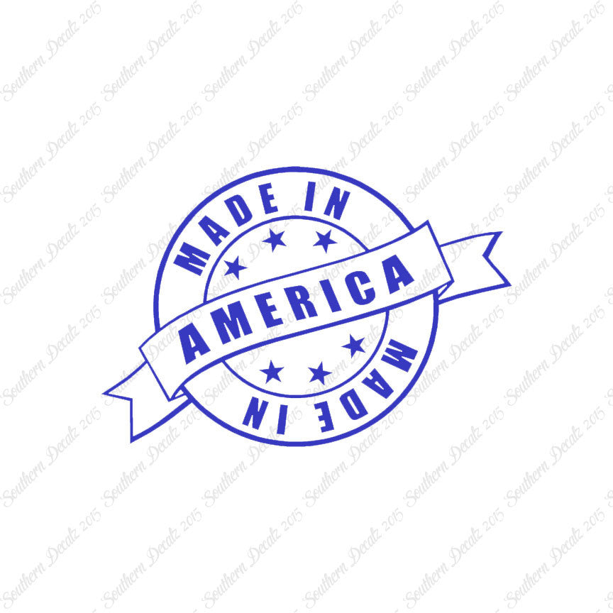 Made In America Stamp Logo