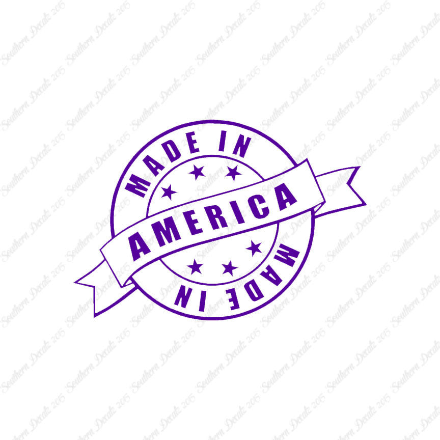 Made In America Stamp Logo