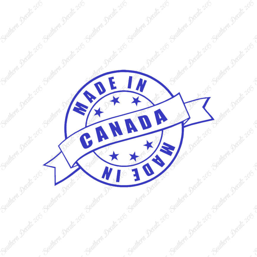 Made In Canada Stamp Logo