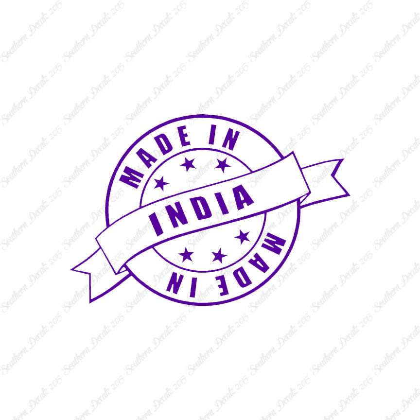 Made In India Stamp Logo