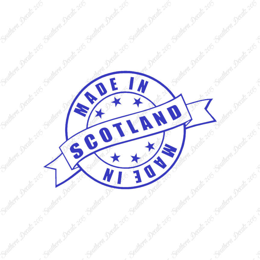 Made In Scotland Stamp Logo
