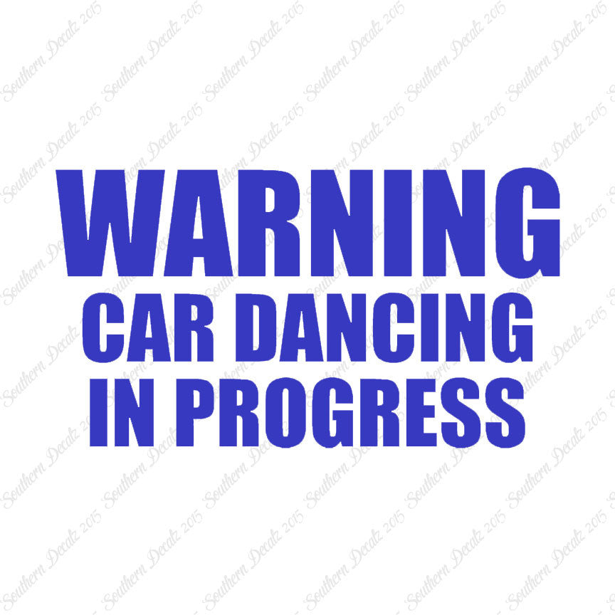 Car Dancing In Progress