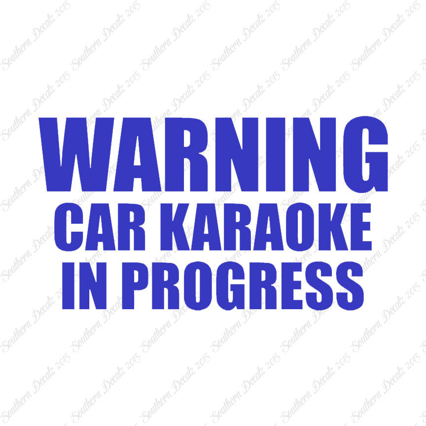 Car Karaoke In Progress