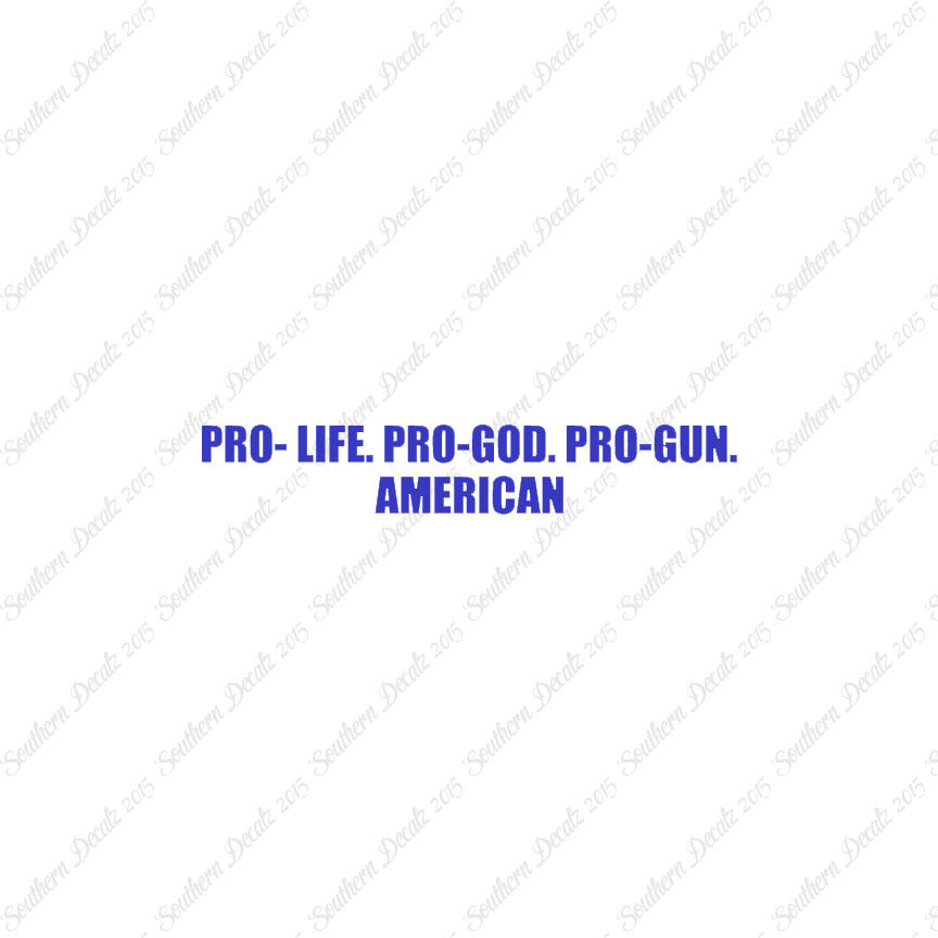 Pro Life Guns God