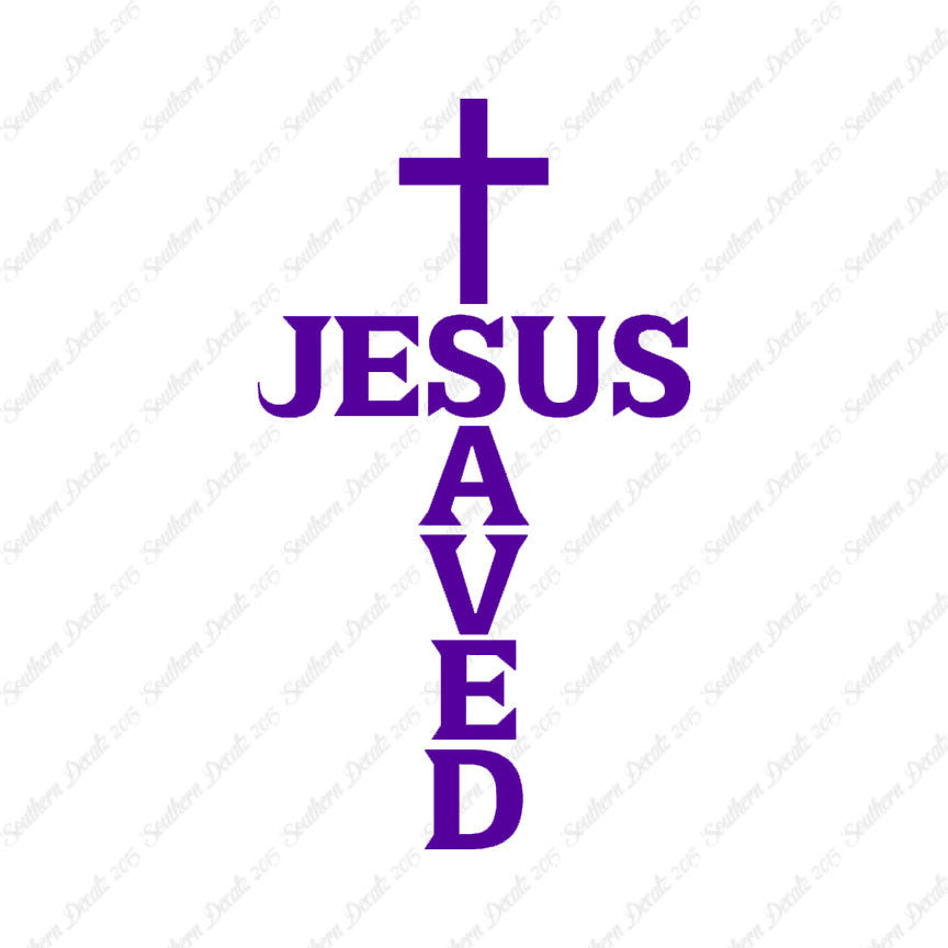 Jesus Saved Christian Cross
