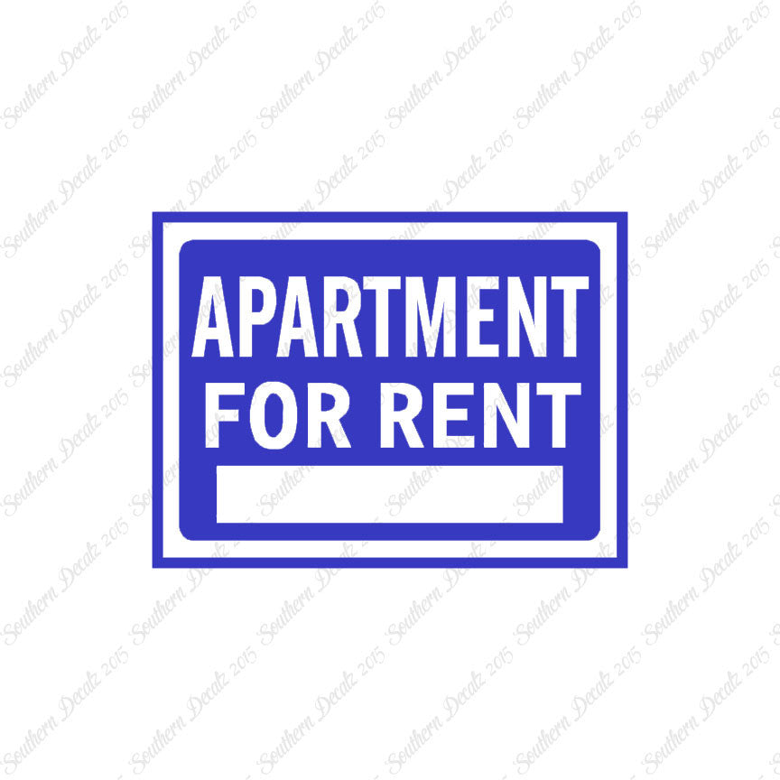 Apartment For Rent Business Sign