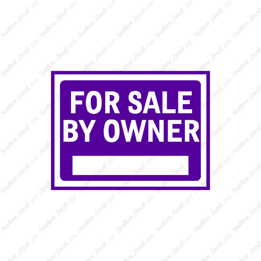 For Sale By Owner Business Sign